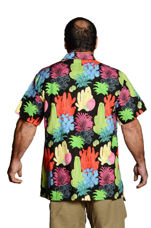 Colorful Undersea Coral Print - Hawaiian Shirt - Artfest Ontario - Joe-Feak - Clothing & Accessories
