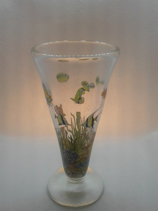 Coral Reef Champagne Flute - Artfest Ontario - Lukian Glass Studios - Glass Work