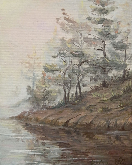 Foggy River - Artfest Ontario - Olena Lopatina - Paintings