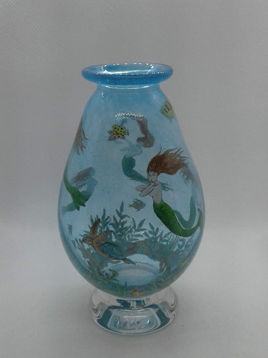 Hand Painted Vase - Artfest Ontario - Lukian Glass Studios - Glass Work