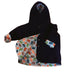 Navy Elephant Polar Fleece Reversible Jacket - Artfest Ontario - Muffin Mouse Creations - Clothing & Accessories