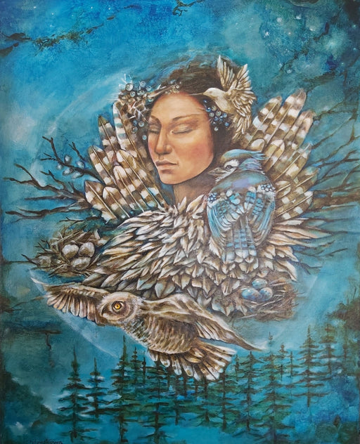 Run with your Wits and Fly with your Wisdom - Artfest Ontario - Halina Stopyra - Paintings, Artwork & Sculpture