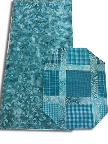 Turquoise Wave Table Set of Runner and Placemats - Artfest Ontario - Julie's Home Decor - Home Decor