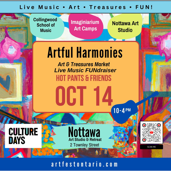 Artful Harmonies: Art & Treasures Market, Live Music FUNdraiser - Artfest Ontario