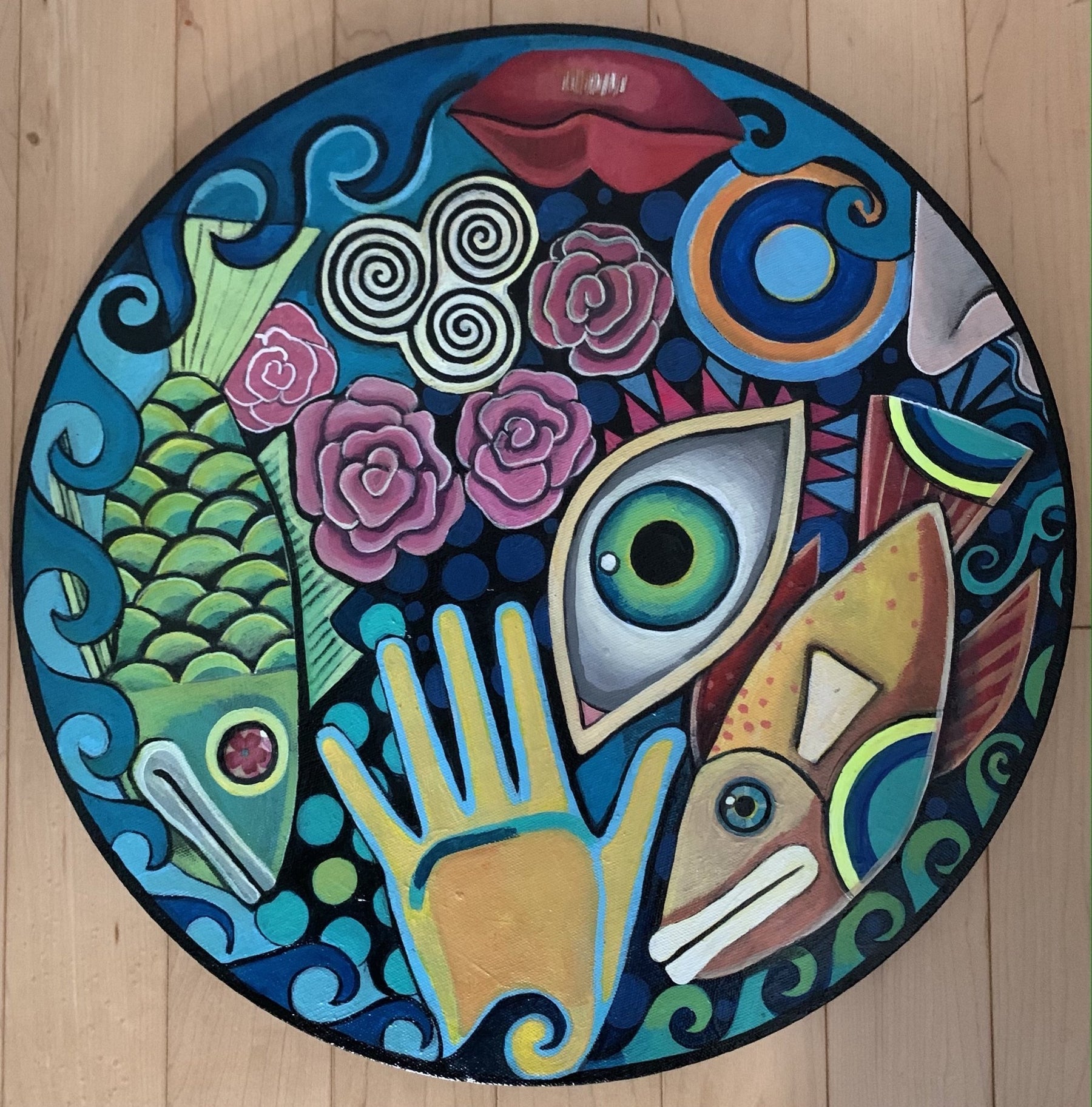 CIRCLE FISH by Sue Davies Art - Artfest Ontario