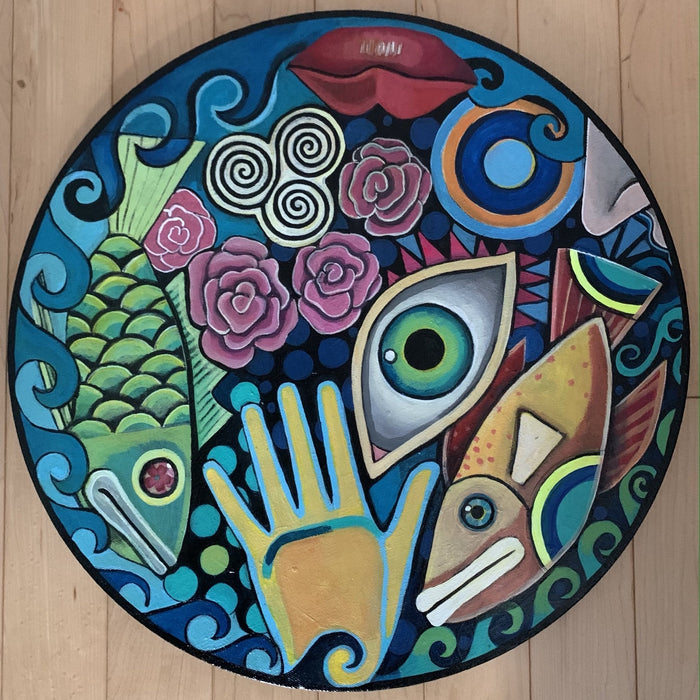 CIRCLE FISH by Sue Davies Art - Artfest Ontario