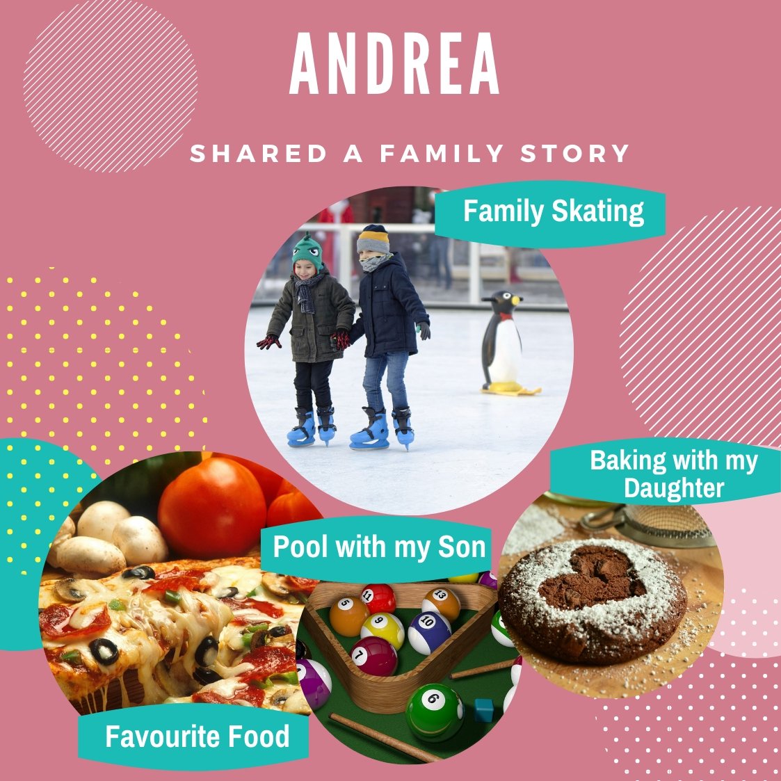 Family Skating & Homemade Pizza are Andrea's Favourites - Artfest Ontario