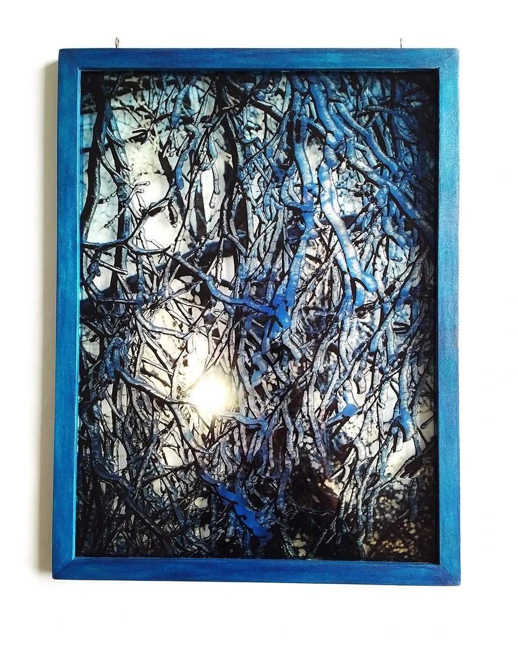 Light Shimmers Through the Ice in Rufuss Photographic Suncatcher - Artfest Ontario