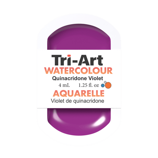 Tri-Art Water Colours - Quinacridone Violet - Artfest Ontario