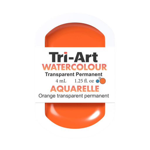 Tri-Art Water Colours - Transparent Permanent Orange - Artfest Ontario