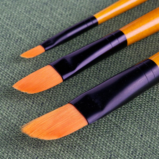Tri-Art Artist Brushes - Short Synthetic - WC/Acryl - Dagger - Artfest Ontario