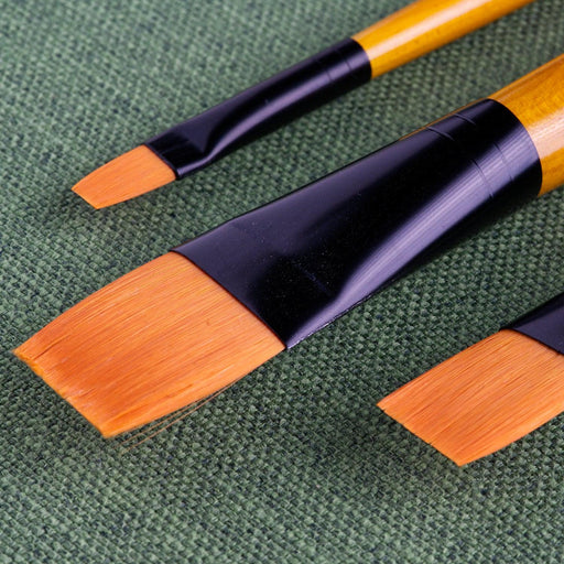 Tri-Art Artist Brushes - Short Synthetic - WC/Acryl - Flat - Artfest Ontario