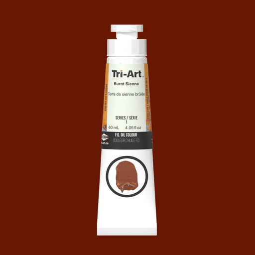 Tri-Art Oil Colours - Burnt Sienna - Artfest Ontario
