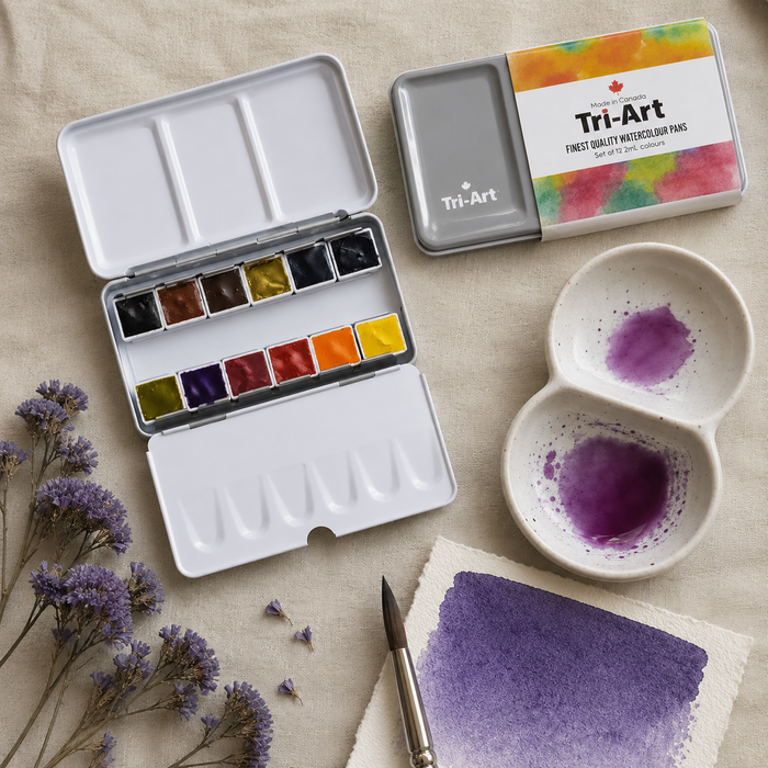 Half-Pan Watercolour Tins