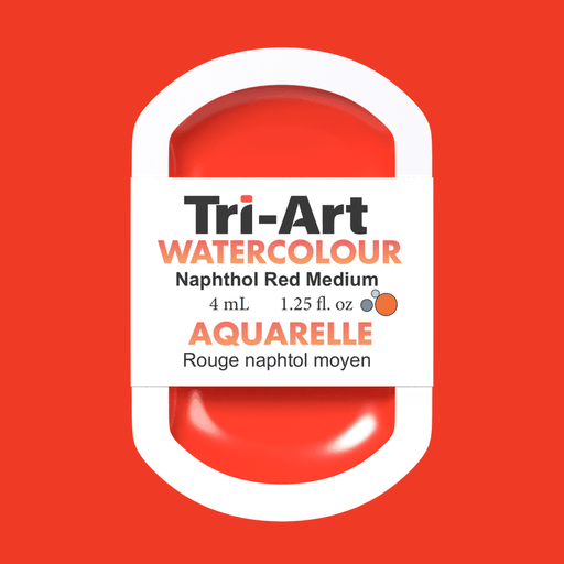 Tri-Art Water Colours - Naphthol Red Medium - Artfest Ontario