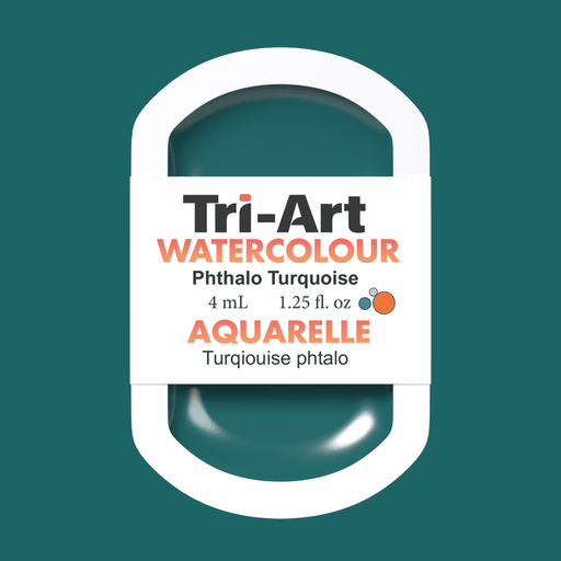 Tri-Art Water Colours - Phthalo Turquoise - Artfest Ontario