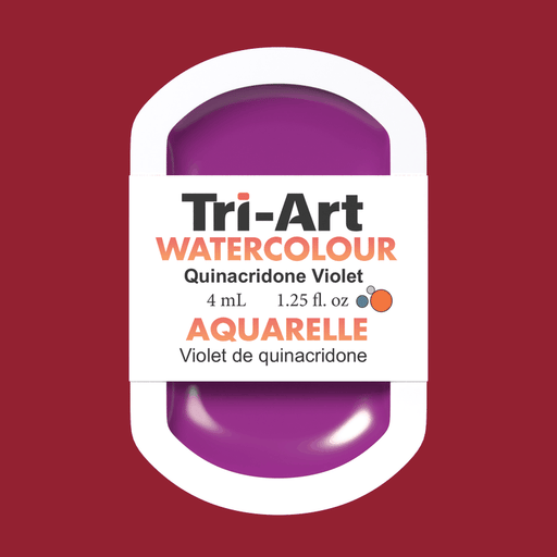 Tri-Art Water Colours - Quinacridone Violet - Artfest Ontario