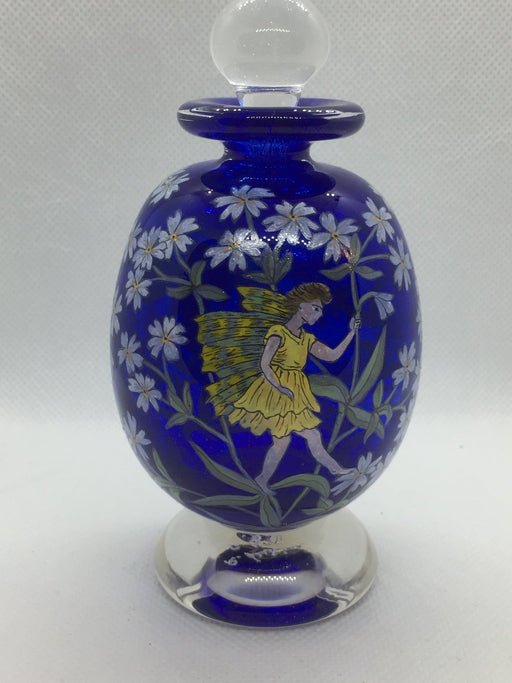 Fairy Perfume Bottle - Blue - Artfest Ontario - Lukian Glass Studios - Glass Work