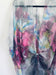 Grey and Pink Flower Sheer Kimono - Artfest Ontario - Halina Shearman Designs - Sheer Kimono