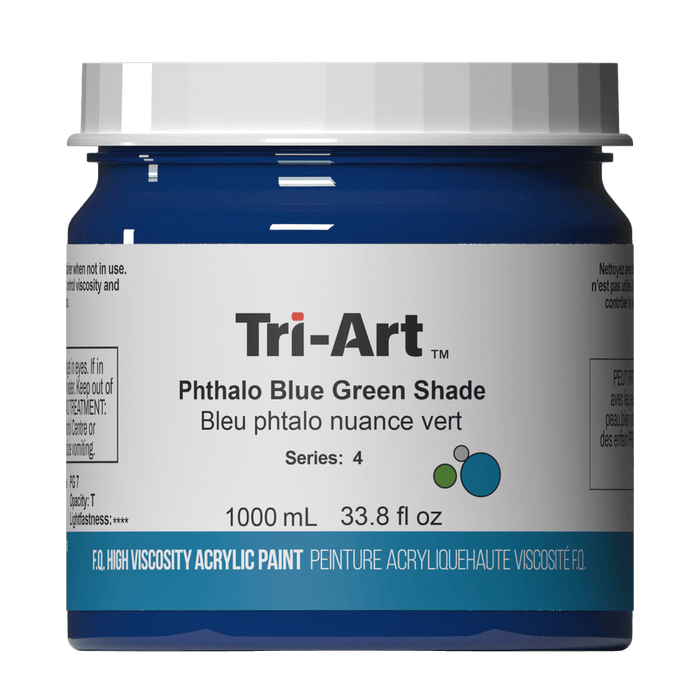 Tri-Art High Viscosity - Phthalo Blue Green Shade - Artfest Ontario