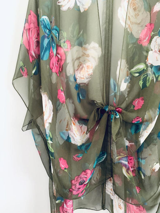 Olive Rose Sheer Kimono - Artfest Ontario - Halina Shearman Designs - Sheer Kimono