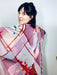 Pink and Red Abstract Sheer Kimono - Artfest Ontario - Halina Shearman Designs - Sheer Kimono