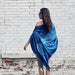 Turquoise Paisley Pashmina Draped Shawl - Artfest Ontario - Halina Shearman Designs - Draped Shawl