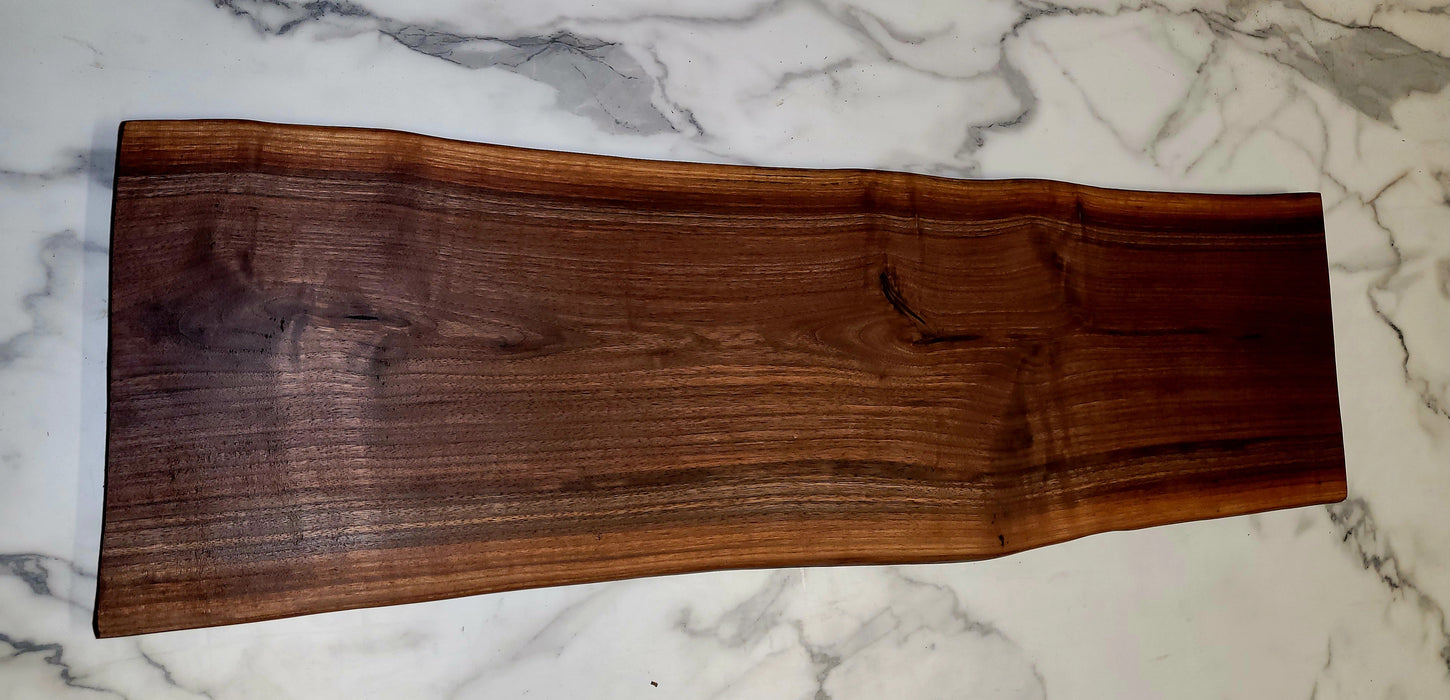 You Can't Go Wrong- A Live Edge Black Walnut Grazing Board