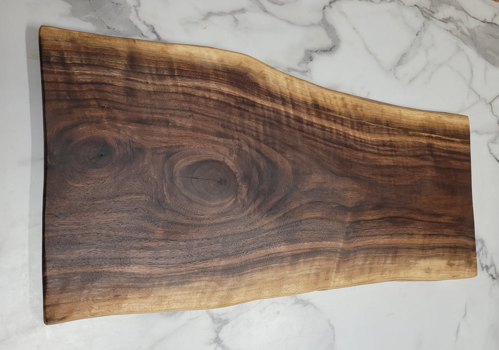 Coming Out- A Live Edge Black Walnut Grazing Board