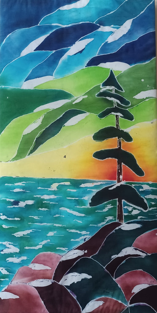 Alpine Sunset Lake - Artfest Ontario - Christine Martin - Paintings -Artwork - Sculpture