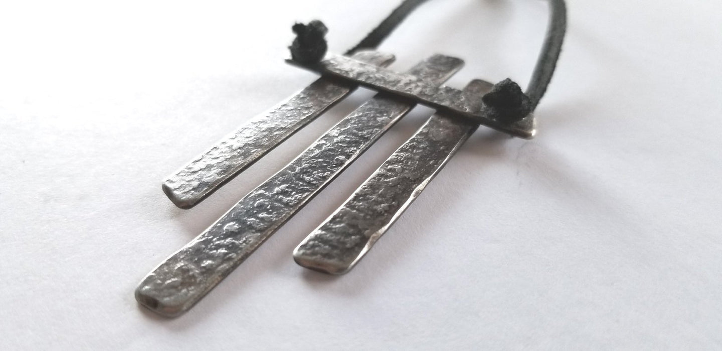 Asian Flair, Pendant Necklace - Artfest Ontario - Iron Art - Clothing & Accessories