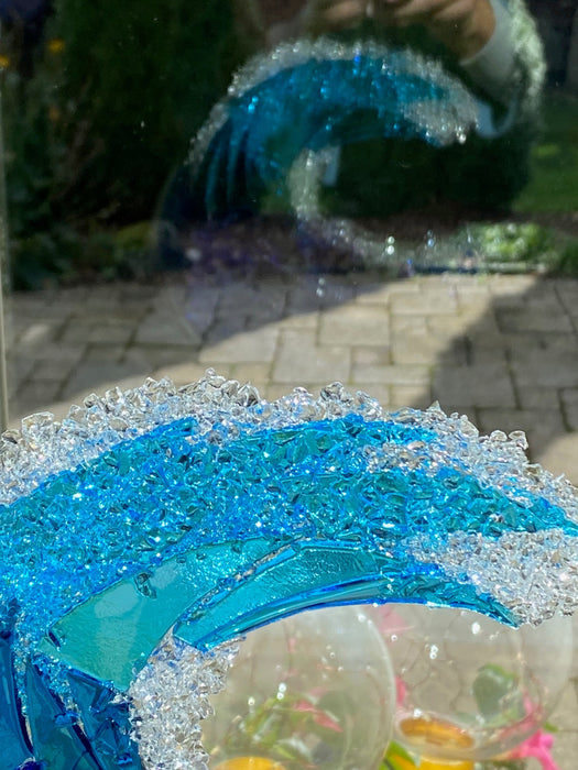 Beach Wave 1 - Artfest Ontario - Beach Wave Glass Art - Glass Art
