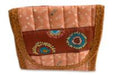Beige and Brown Everyday Pocket Wallet - Artfest Ontario - EMA Design Treasures - Quilted Products