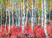 Birches Horizontal - Artfest Ontario - Anna Krajewski - Paintings