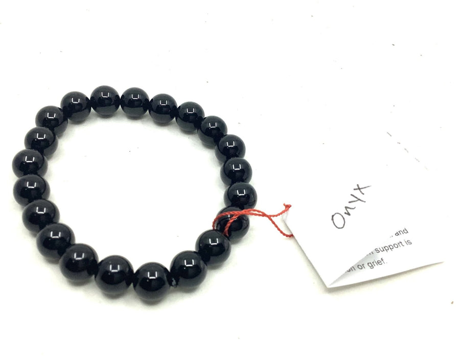 Black Onyx Semi-precious Stone Bracelet - Artfest Ontario - Art by Ivan Accessories - Jewelry & Accessories