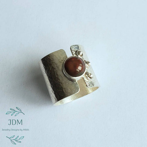 Black Opal Ring - Artfest Ontario - JDM - Jewelry Designs by Mikki - Jewelry & Accessories