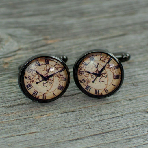 Black Watch Face Cuff links - Artfest Ontario - Lisa Young Design - Cuff Links