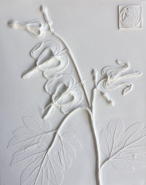 Bleeding Heart Mini Botanical Cast - Artfest Ontario - Botanical Art By Diane - Botanical Casts
