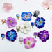 Blue and Magenta Pansy Necklace - Artfest Ontario - Studio Degas - Jewelry & Accessories