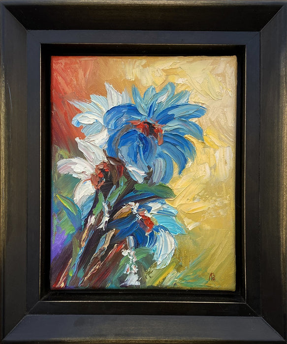 Blue Chrysanthemum - Artfest Ontario - Vladimir Lopatin - Paintings -Artwork - Sculpture