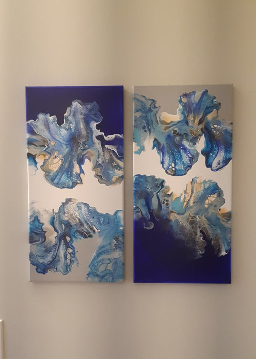 Blue Iris - Artfest Ontario - Cindy Ioannidis Art - Paintings