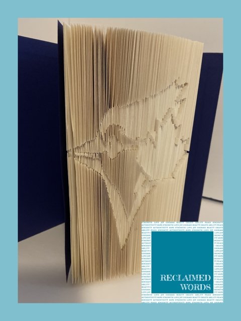 Blue Jays Book - Artfest Ontario - Reclaimed Words - Paintings, Artwork & Sculpture