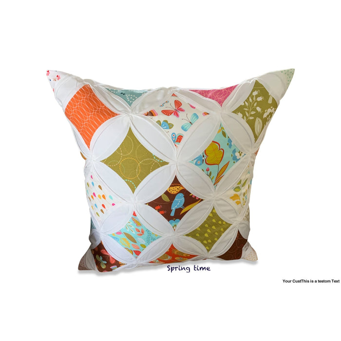 Cathedral Window Pillow Cover - Large - Artfest Ontario - EMA Design Treasures - Pillows