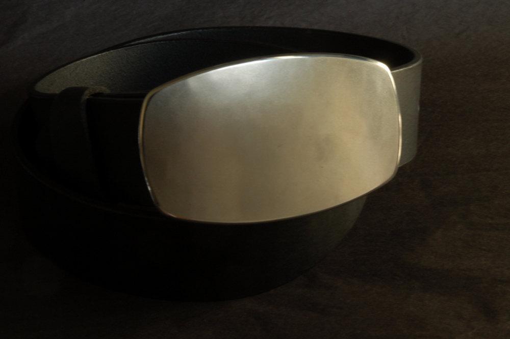 "City Slicker" Silver Belt Buckle - Artfest Ontario - Iron Art - Clothing & Accessories