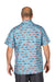 Classic Cars Retro Pattern - Blue - Hawaiian Casual Shirt - Artfest Ontario - Joe-Feak - Clothing & Accessories
