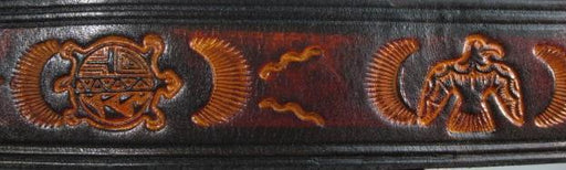 Classic tooling Turtle and thunder - Artfest Ontario - Gu krea..shun - Leather belts