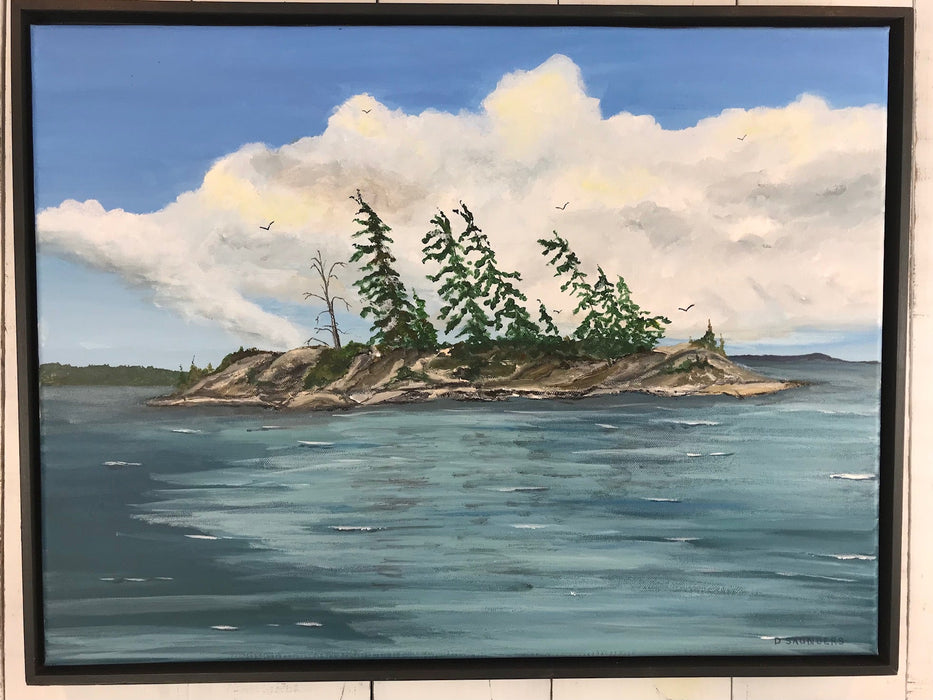 Cognashene Islands #2 - Artfest Ontario - Dave Saunders - Painting