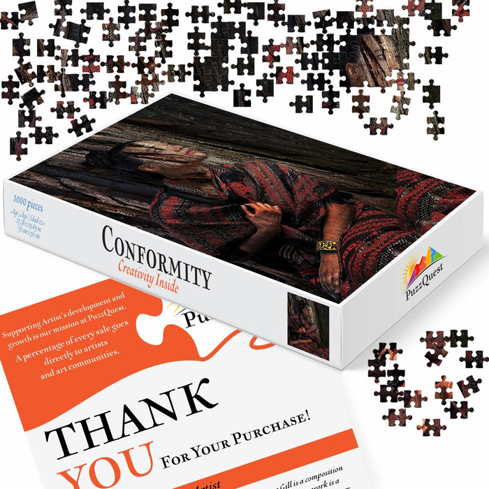 Conformity Jigsaw Puzzle - Artfest Ontario - PuzzQuest - Toys & Games