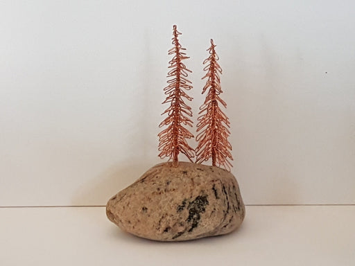 Double Conifer in Copper - Artfest Ontario - Inspired from Within - Paintings, Artwork & Sculpture