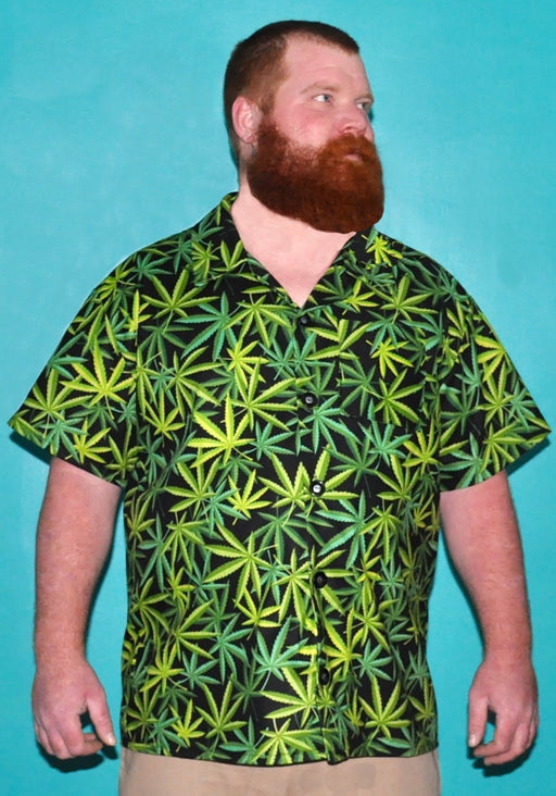 Exotic Herb Pattern Hawaiian Shirt - Artfest Ontario - Joe-Feak - Clothing & Accessories